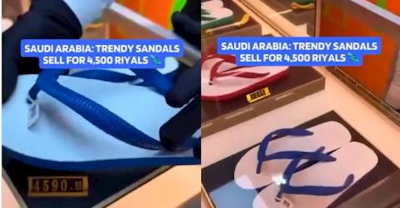 RM5,700 sandals in Saudi Arabia look like ‘selipar Jepun’