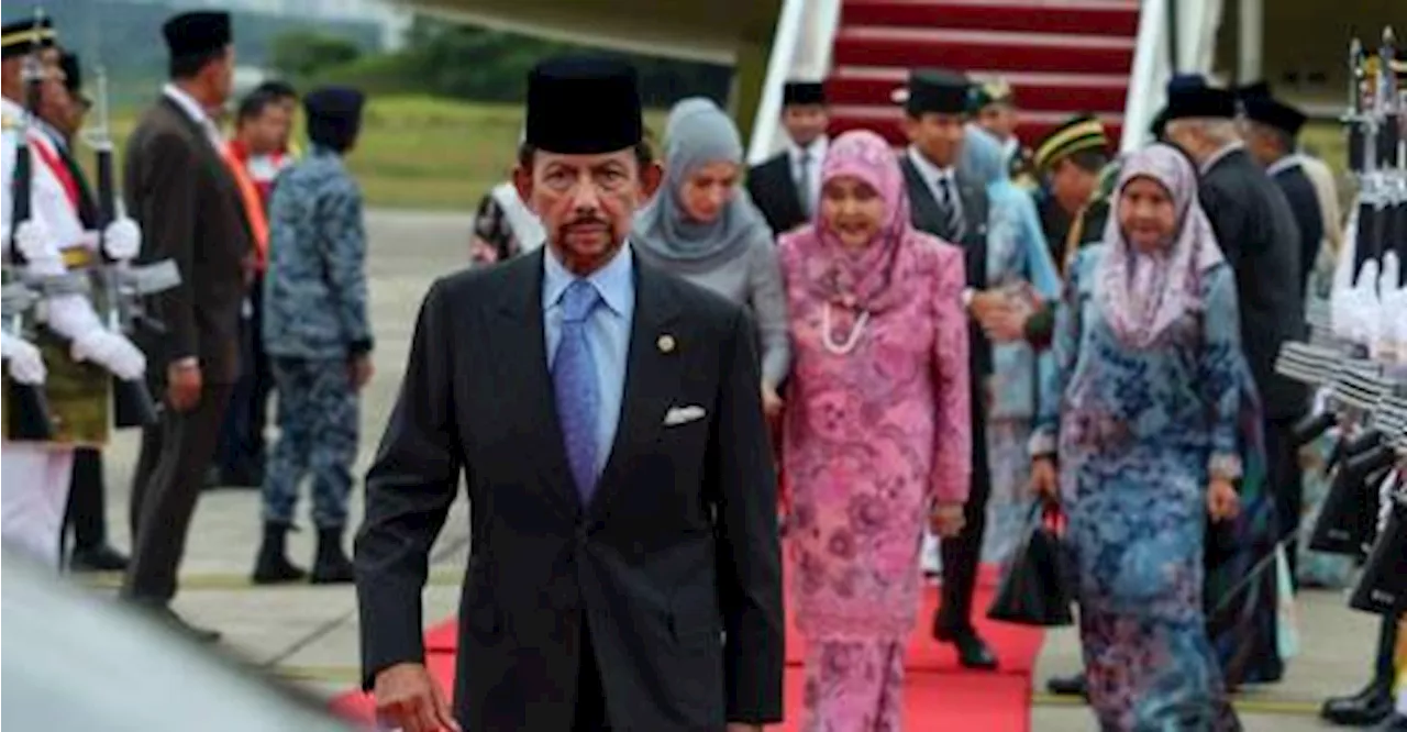 Sultan Hassanal Bolkiah arrives in Malaysia to attend Sultan Ibrahim’s installation ceremony