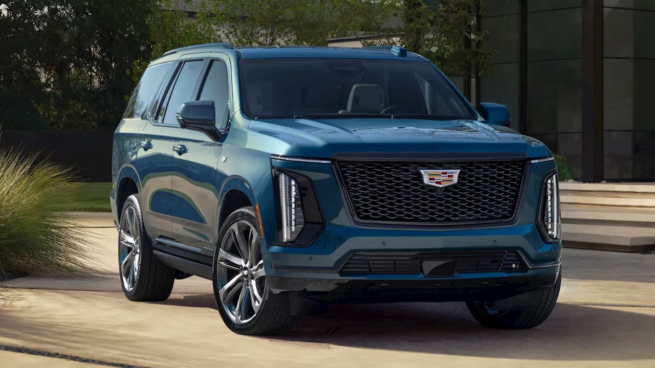 The 2025 Cadillac Escalade facelift isn’t what we’d call subtle