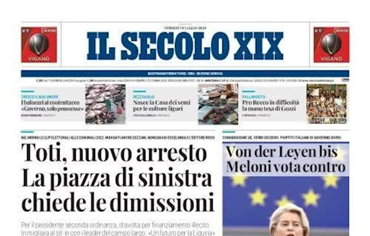 Il Secolo XIX apre con l'intervista a Bohinen: 'Genoa, adesso mi sento pronto'