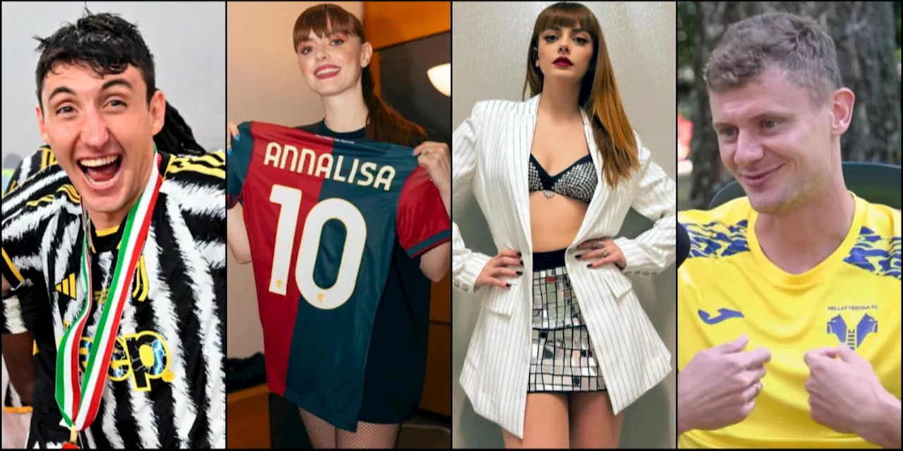 Il calcio ai piedi di Annalisa, Cambiaso apprezza e Dawidowicz osa: 'Scambiamoci la maglia'