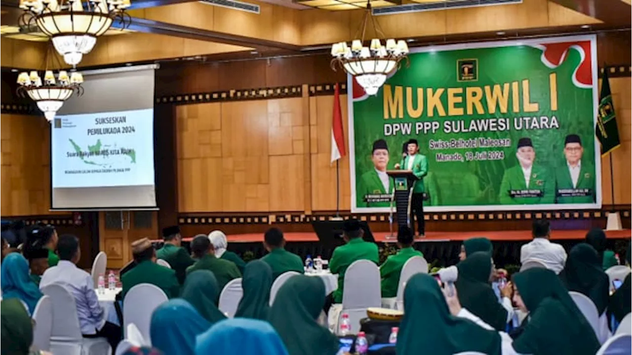 Mukerwil PPP Sulut, Mardiono Minta Kader Konsolidasi dan Solid Hadapi Pilkad 2024