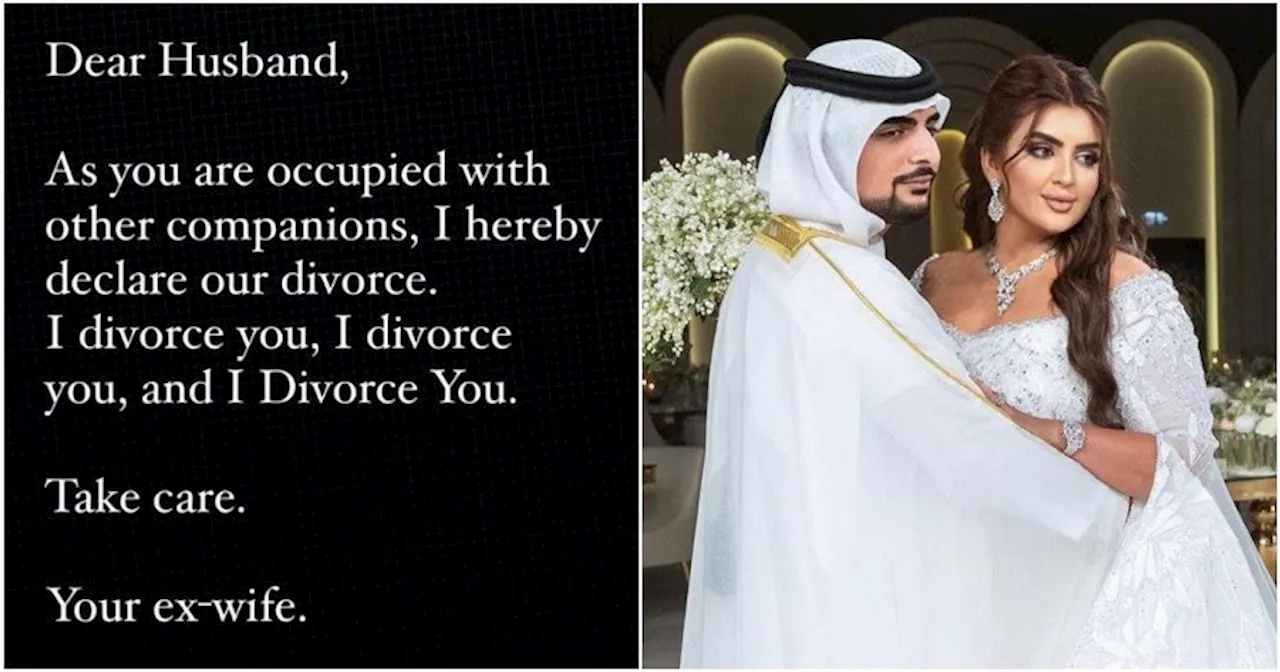 'I hereby declare our divorce' - Princess of Dubai Divorces Her Husband Through an Instagram Post