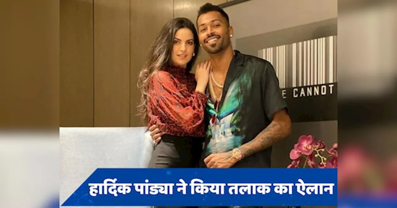 Hardik Pandya-Natasa Stankovic Divorce: हार्दिक पांड्या ने नताशा स्टैनकोविक संग तलाक किया कंफर्म, 4 साल का रिश्ता टूटने पर कही ऐसी बात