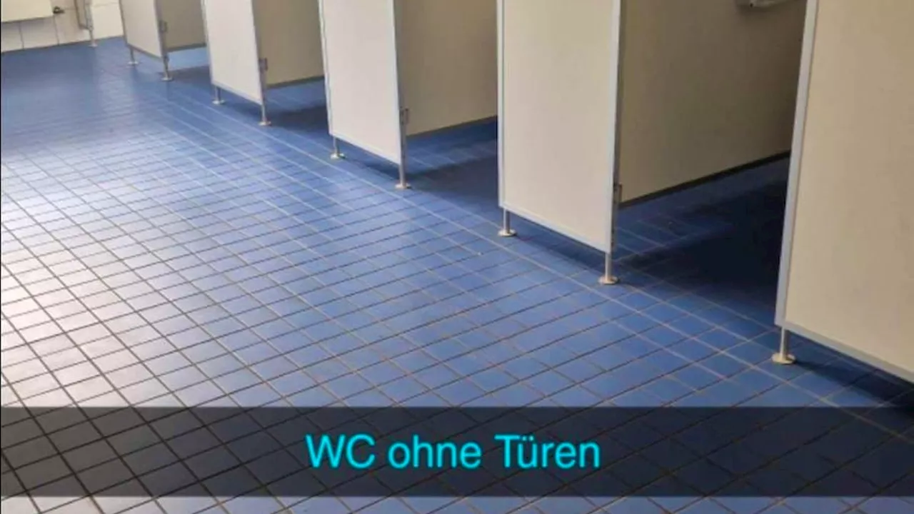 Schlieren: WC-Türen wegen Vandalen abmontiert