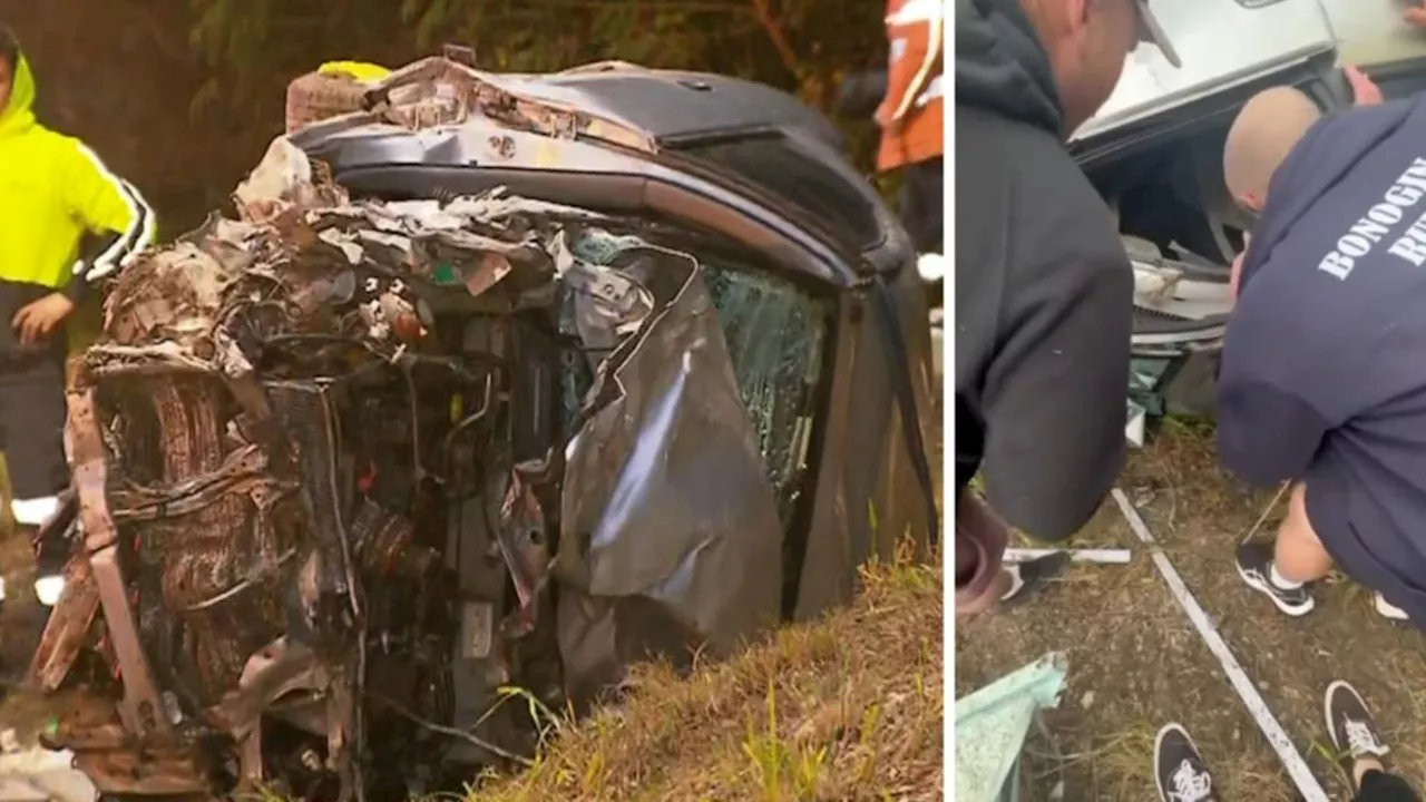 Speeding investigation into crash that trapped woman in car on M1 at Oxenford, Gold Coast