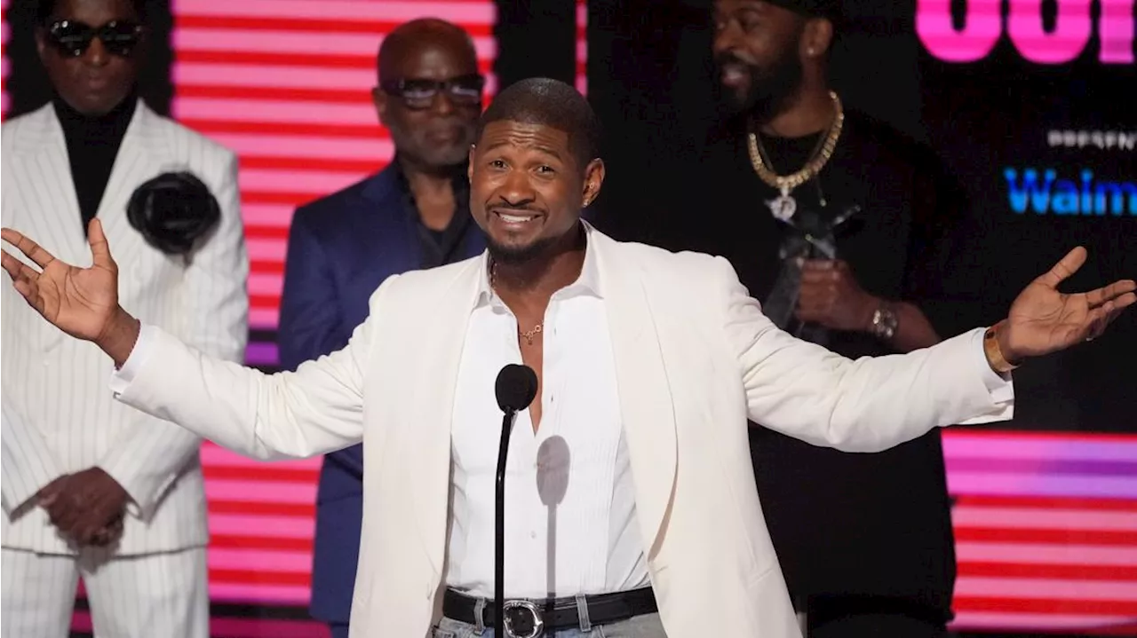 BET says 'audio malfunction' caused heavy censorship of Usher's speech at the 2024 BET Awards