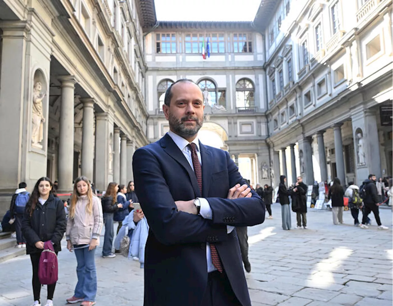 Renovación en la Galería Uffizi, en Florencia