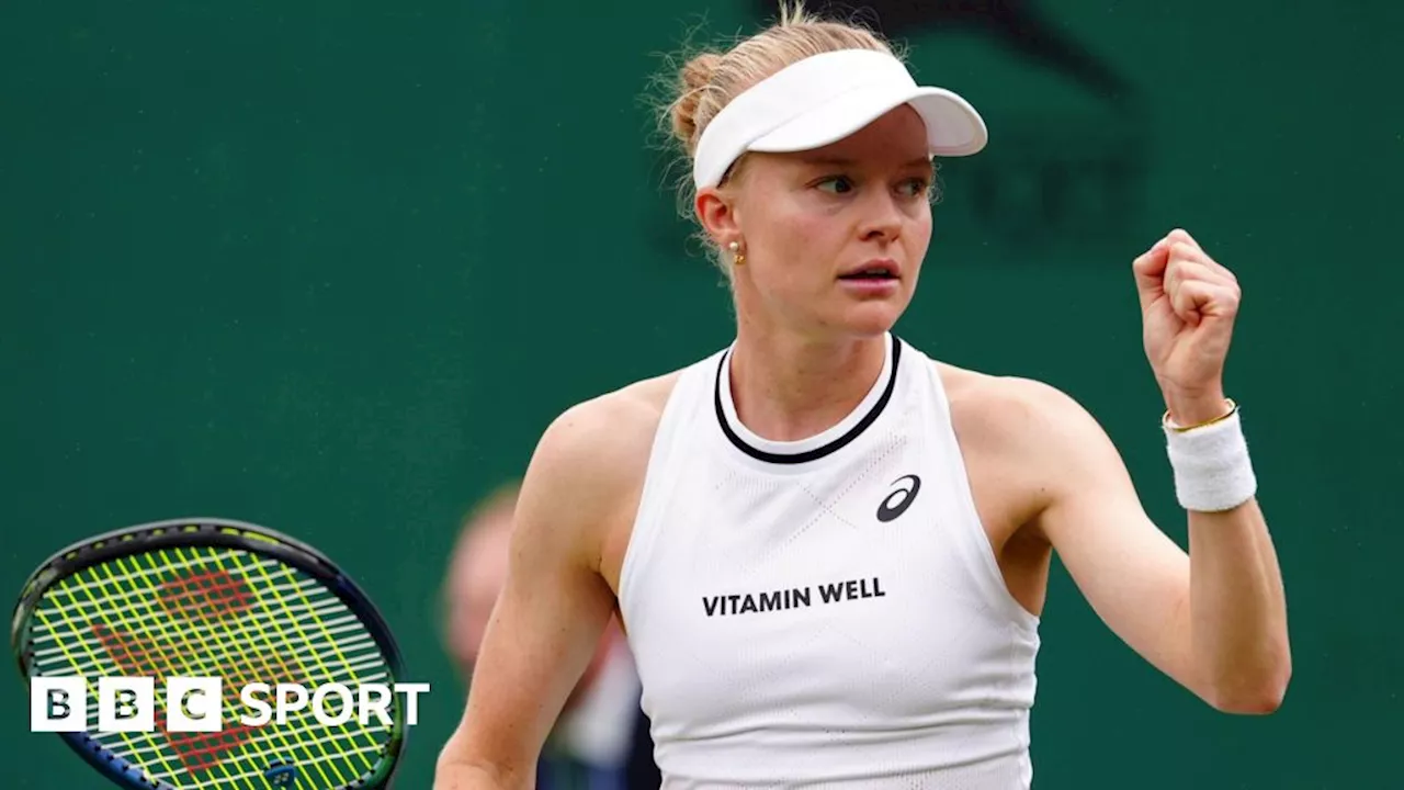 Wimbledon results 2024: Briton Harriet Dart into second round