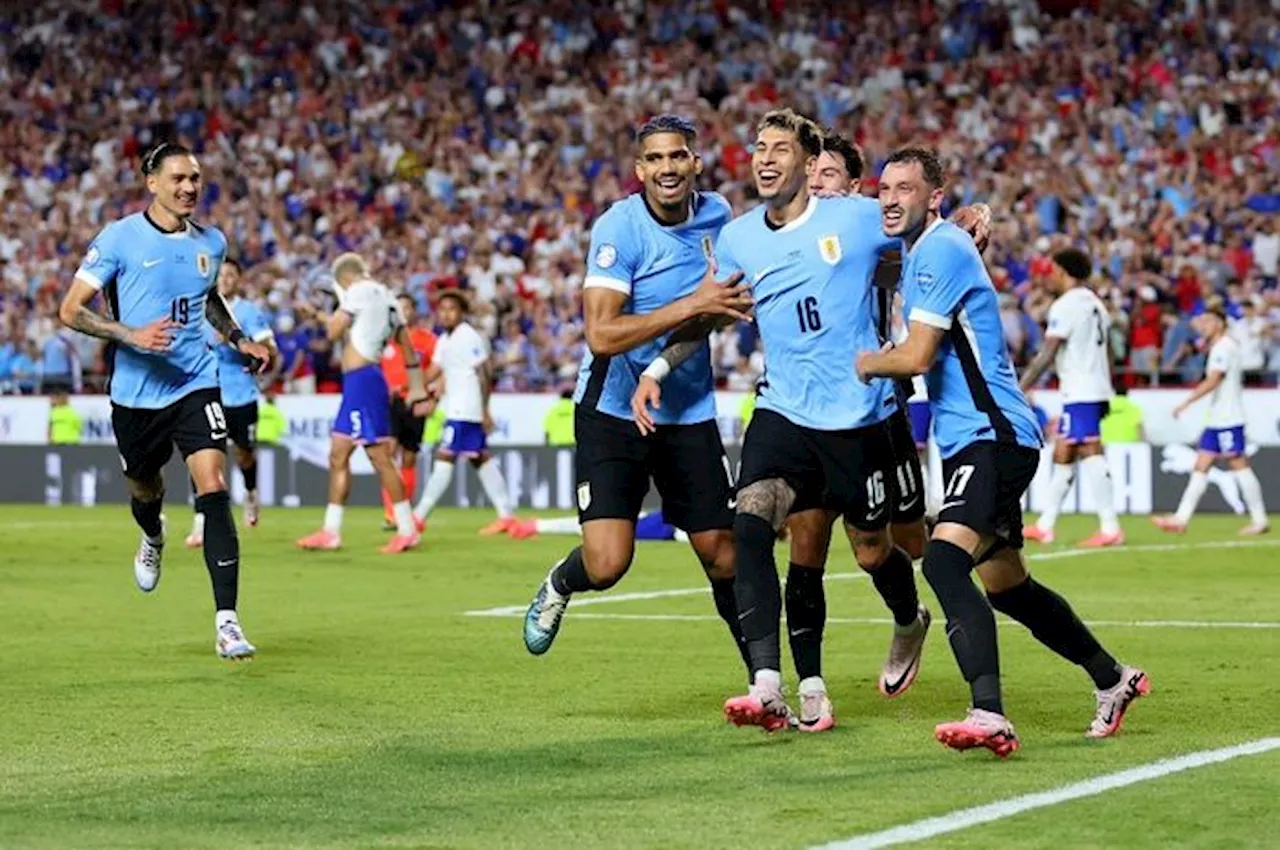 Timnas Uruguay Lolos Perempat Final, Gol Pemain yang Pernah Dicekik Messi Singkirkan Amerika Serikat