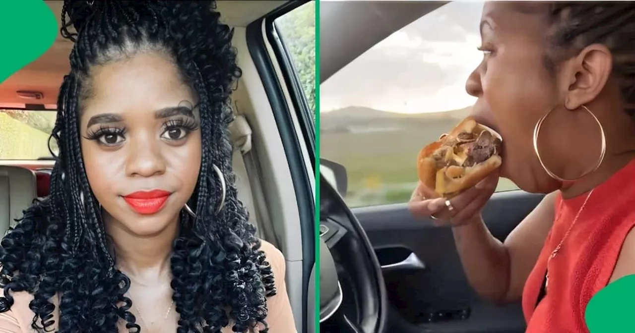 Cape Town Woman Goes Viral for Eating Massive Burger While Behind the Wheel, Stirs Up Controversy