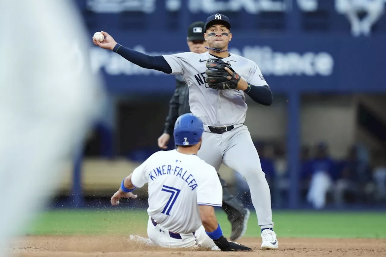 Blue Jays place infielder Isiah Kiner-Falefa on 10-day IL