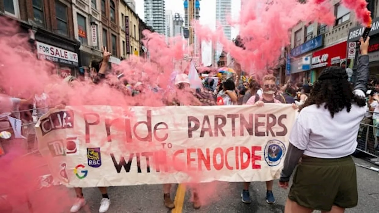 Thousands celebrate Pride in downtown Toronto Sunday