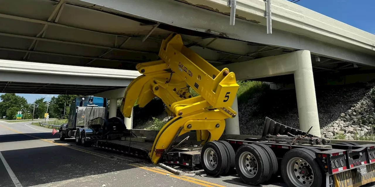 Medina roads remain closed after truck hits bridge