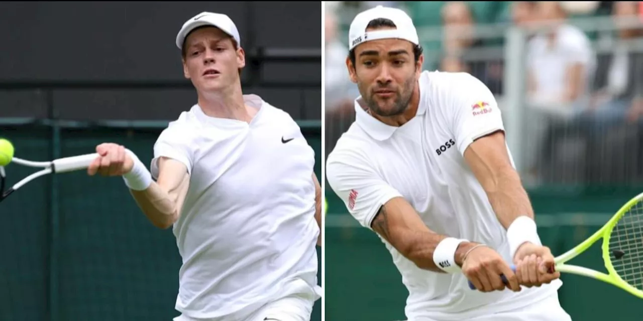 Sinner-Berrettini a Wimbledon: orario, quando si gioca e dove vederla in tv