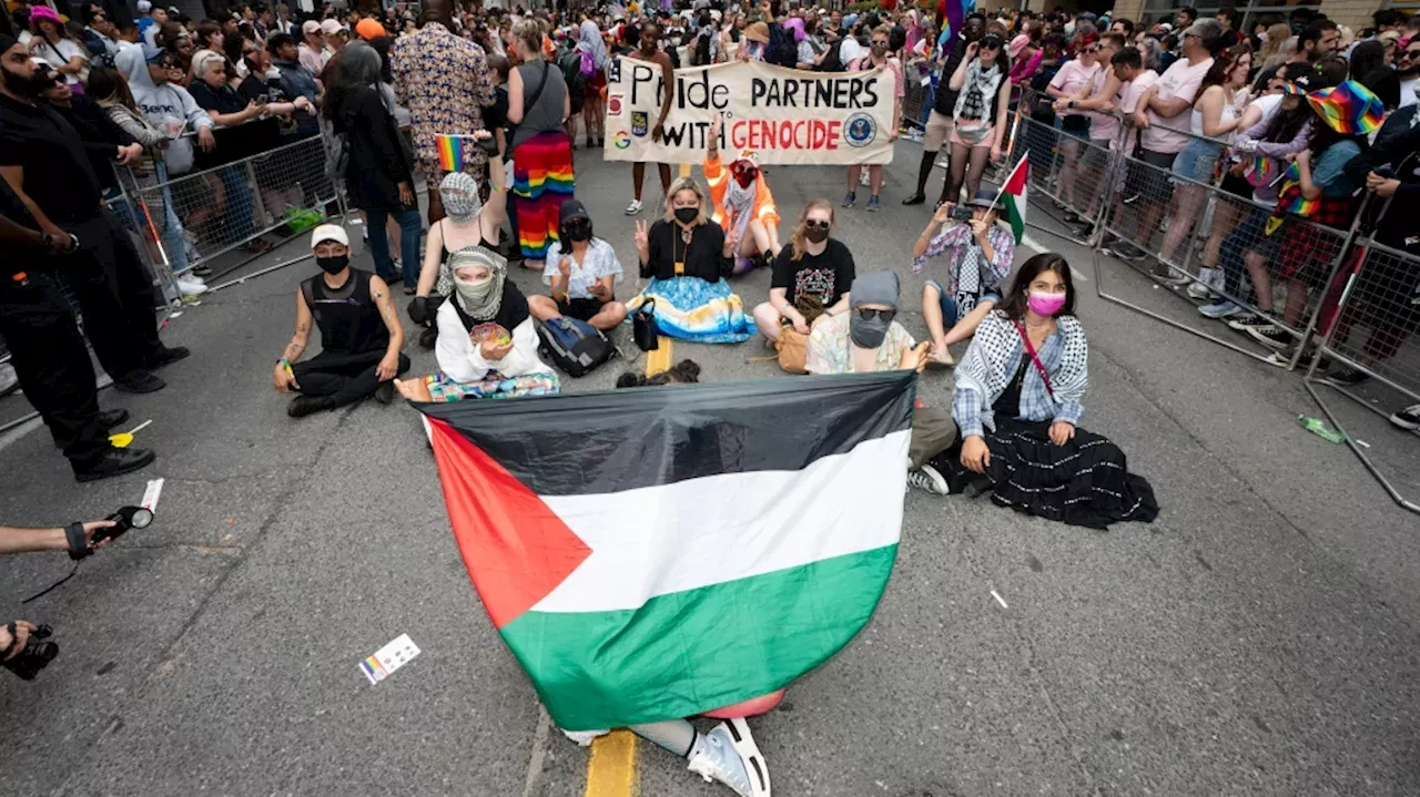 Pro-Palestinian protesters say Toronto Pride Parade stopped over ...