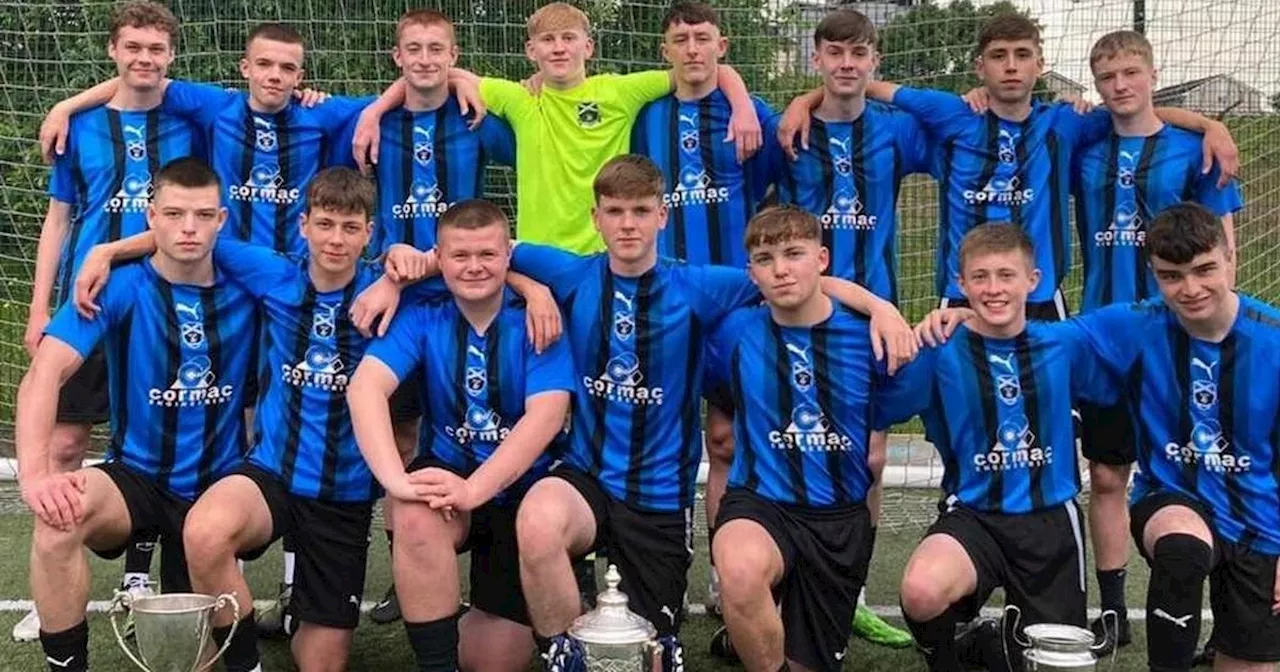 Cambuslang youth football side 'surpass expectations' in Scottish Cup treble win