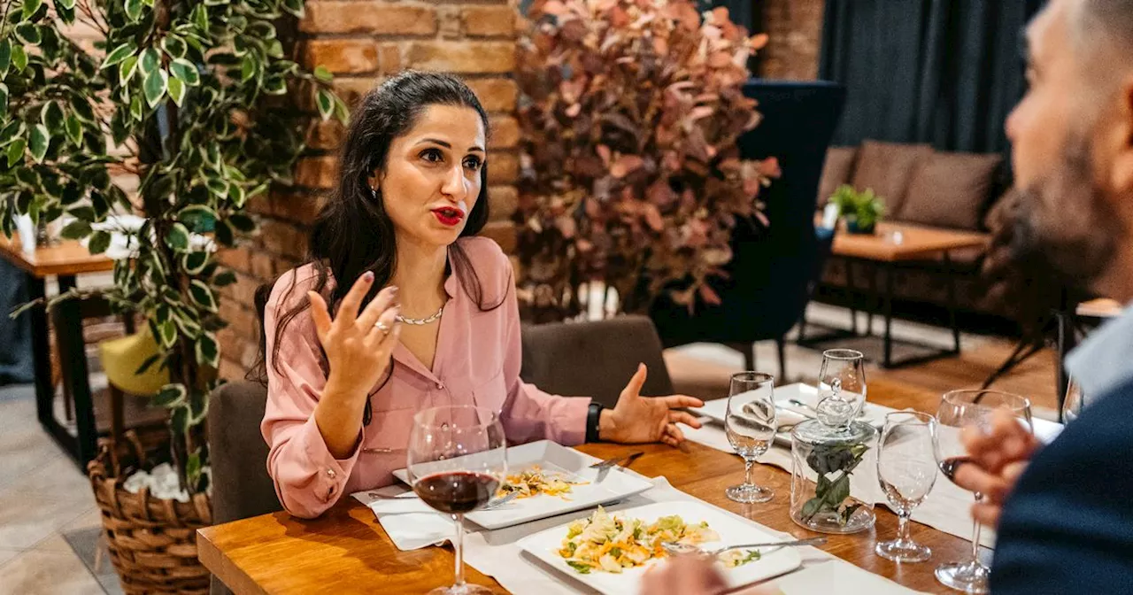 Etiquette expert warns posture mistake at dinner table makes you look greedy