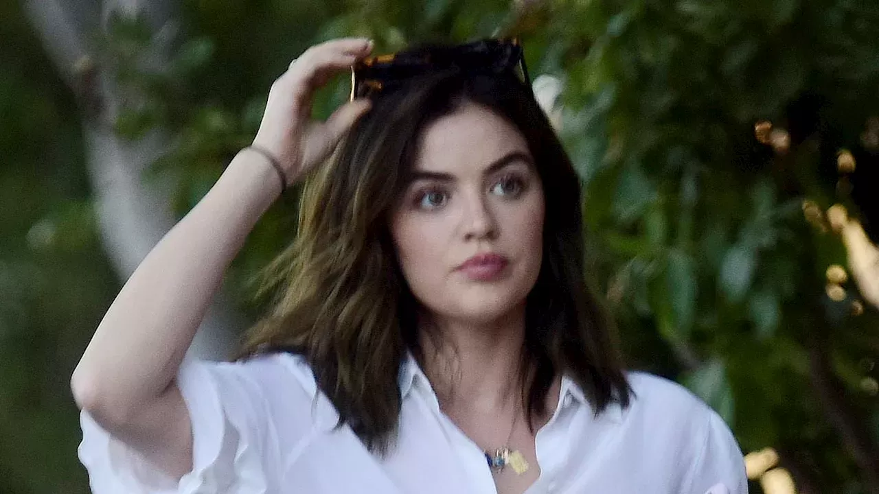 Tvshowbiz: Lucy Hale looks chic as she joins White Lotus producer David ...