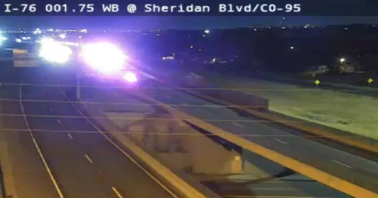 Bicyclist killed following crash on I-76 near Sheridan Boulevard in Adams County