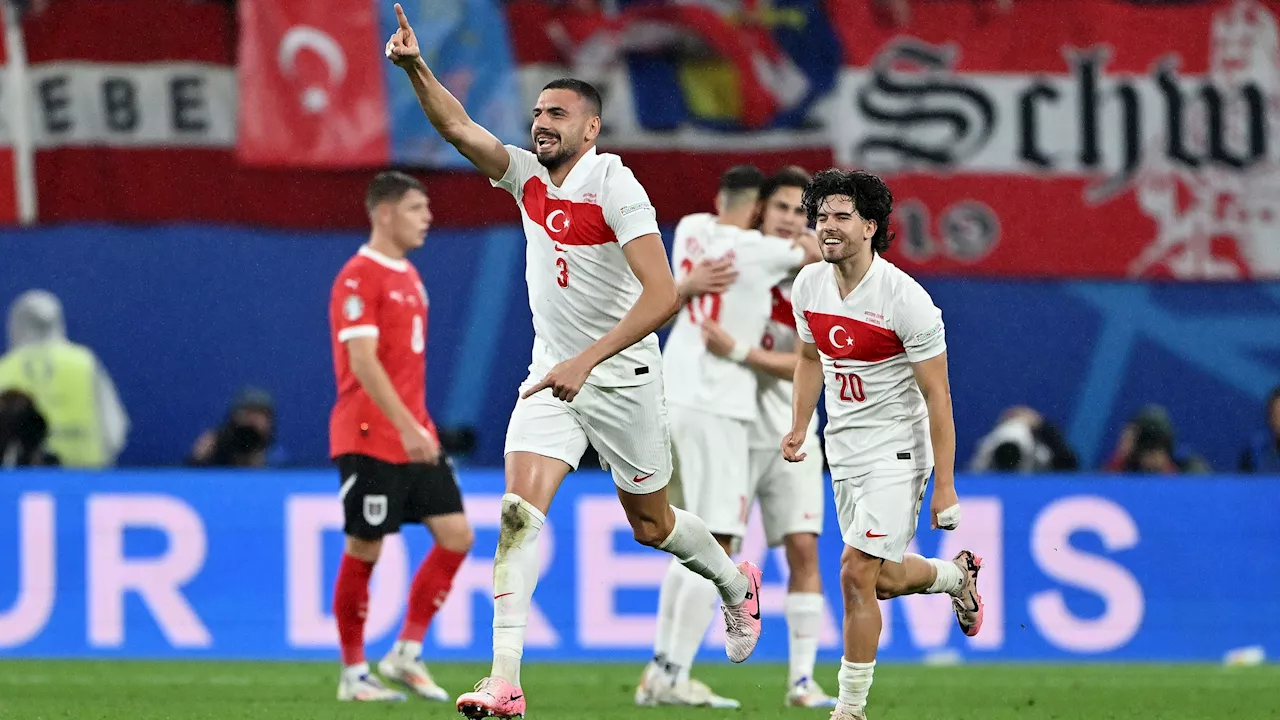 EM 2024: Türkei schlägt Geheimfavorit Österreich überraschend im Achtelfinale - Merih Demiral trifft gleich doppelt