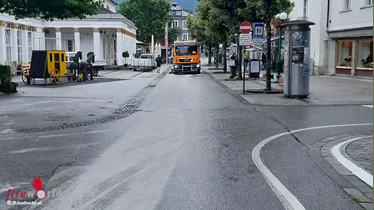 Oö: Drei Einsätze fast parallel in Bad Ischl (2x BMA und Ölaustritt)