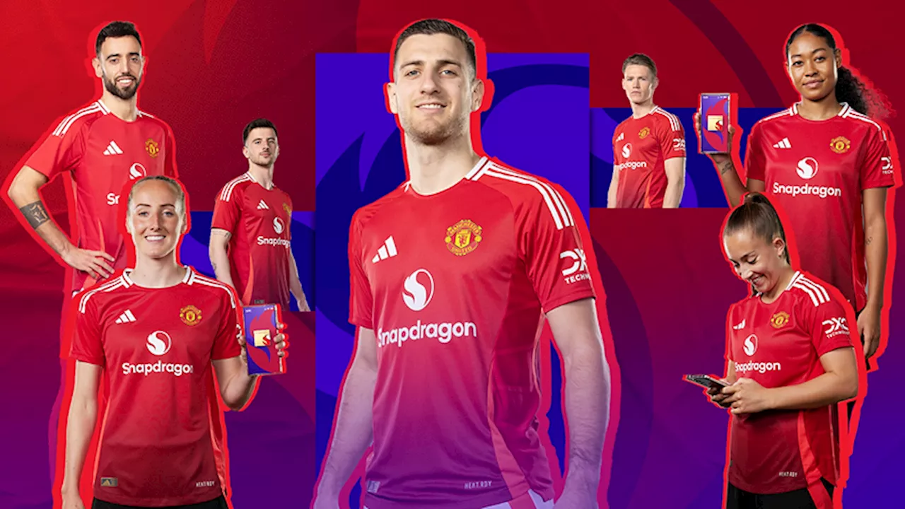 Qualcomm Snapdragon-branded Manchester United shirts will debut in the 2024/2025 EPL season