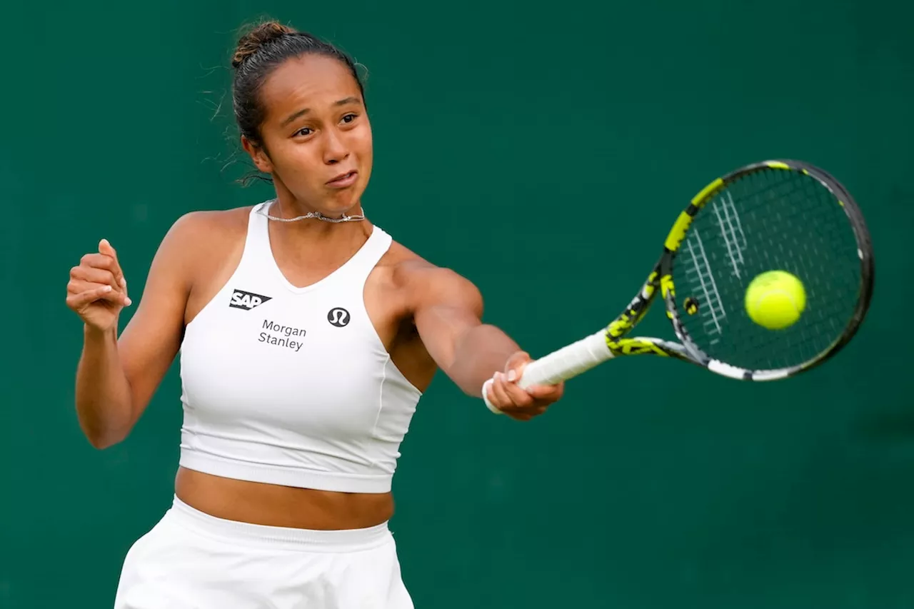 Canada’s Leylah Fernandez continues impressive grass-court season with first-round Wimbledon win