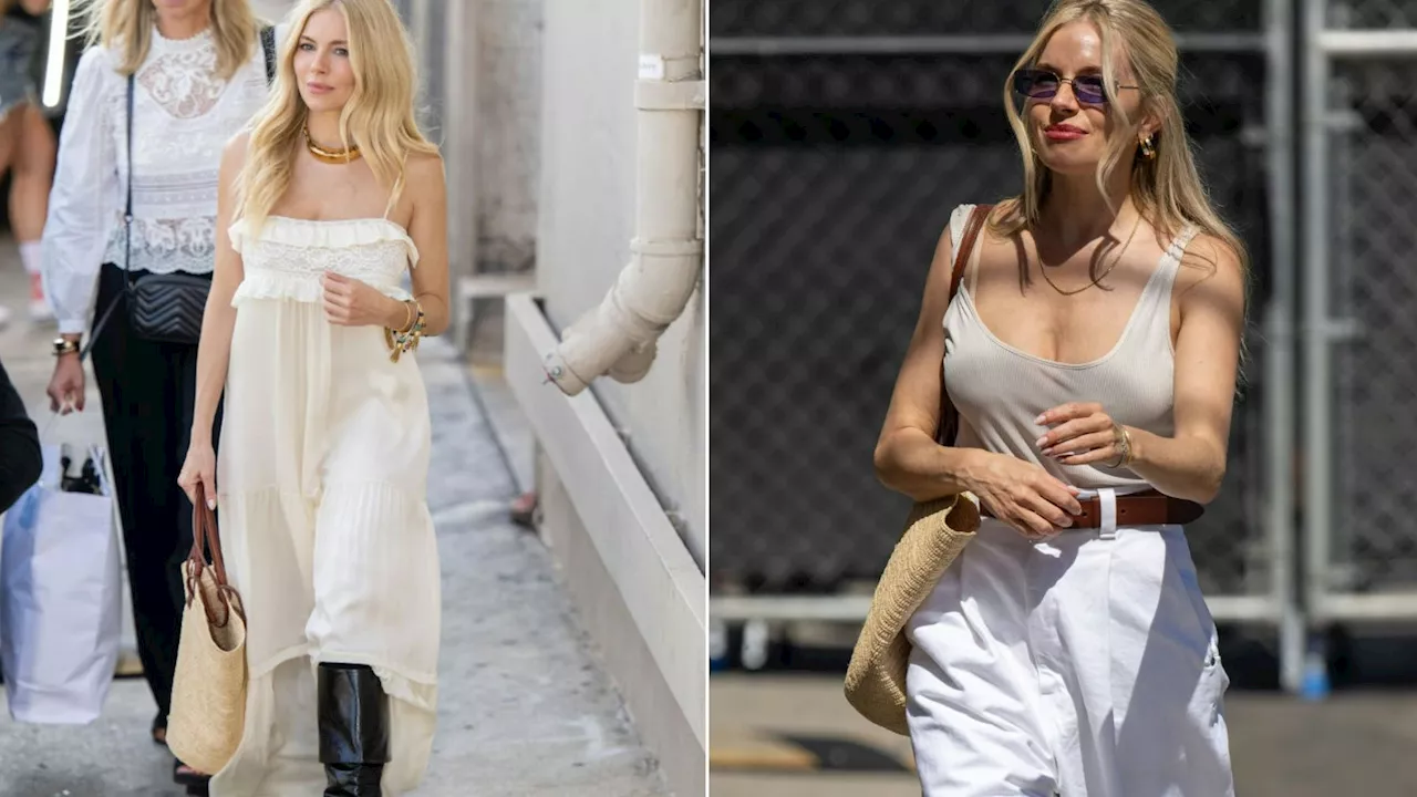 Sienna Miller Has Been Wearing This High Street Basket Bag On Repeat