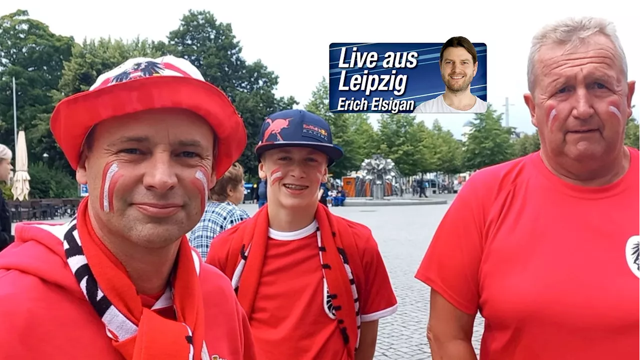 ÖFB-Fans in Leipzig sicher: 'Der Zug hat keine Bremse'