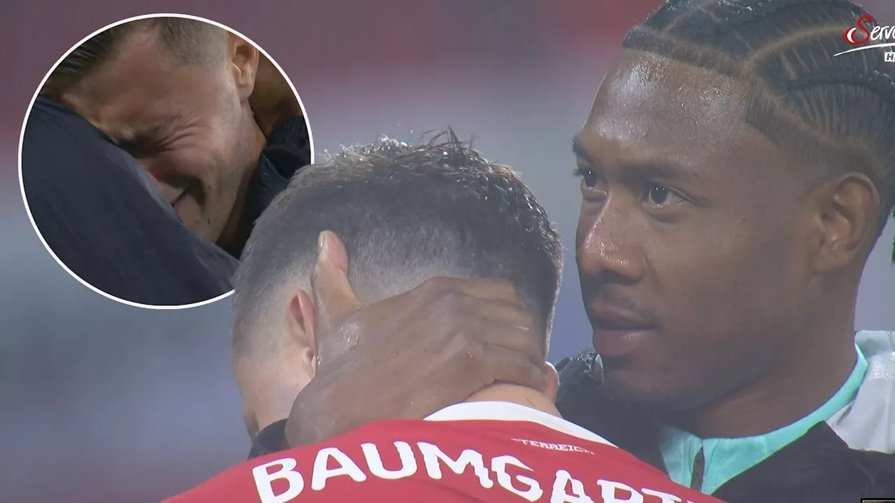 Tränen-Aus! Alaba tröstet völlig aufgelösten ÖFB-Star