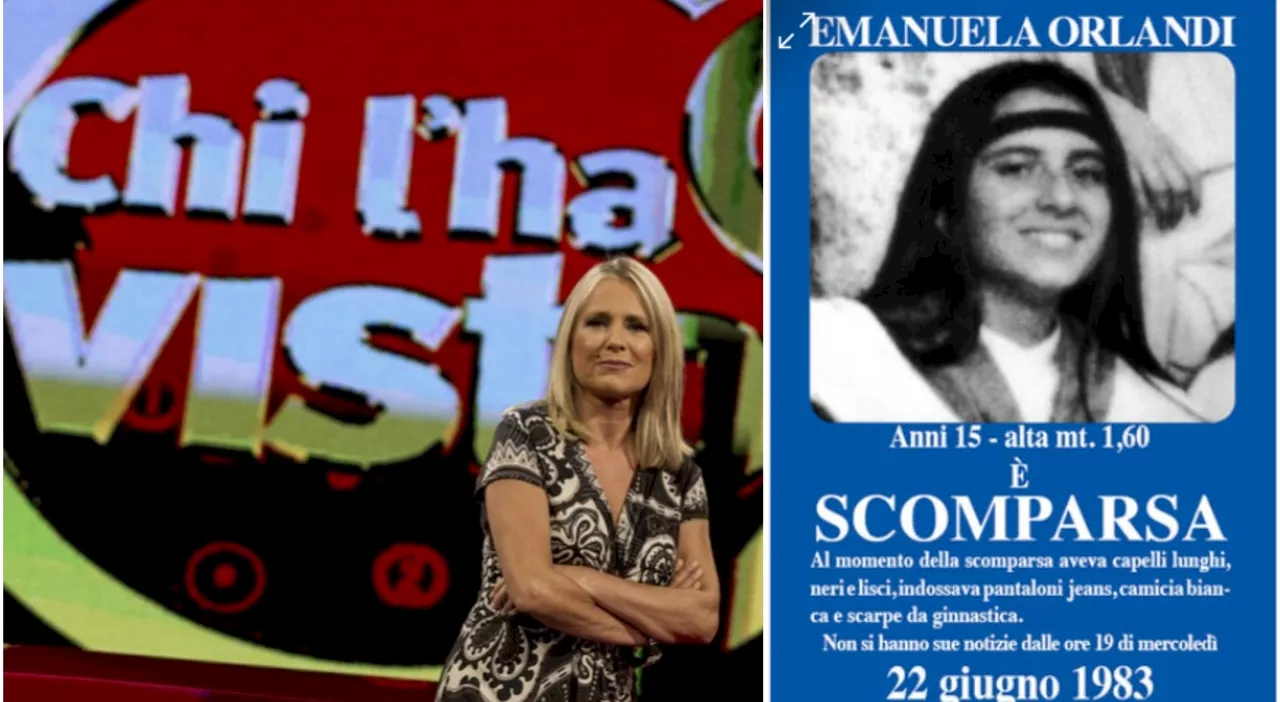 Emanuela Orlandi, l'audio inedito: spunta la voce di una ragazza. Il nuovo mistero a “Chi l'ha visto?”