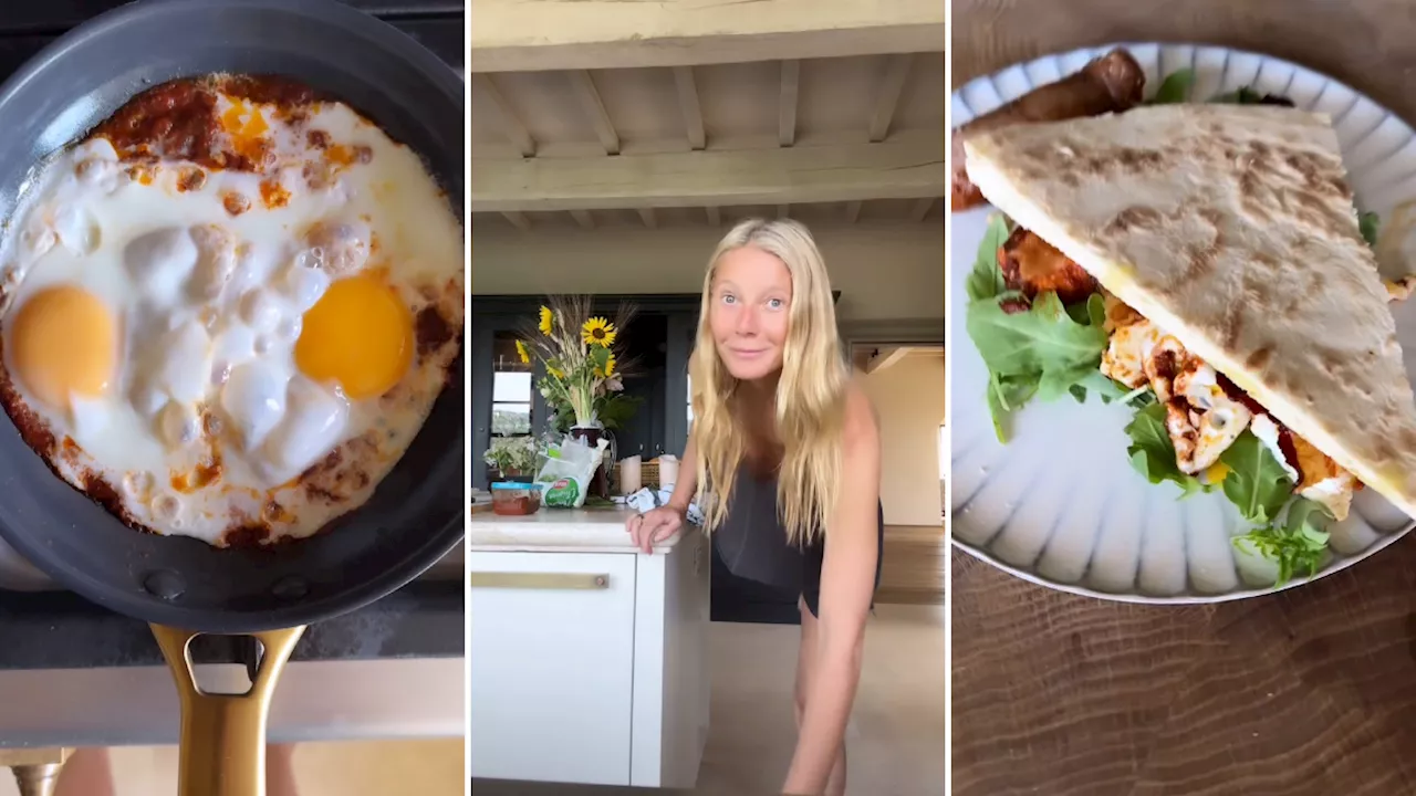 Gwyneth Paltrow, colazione umbra con la torta al testo: ma la farcitura è (troppo) americana