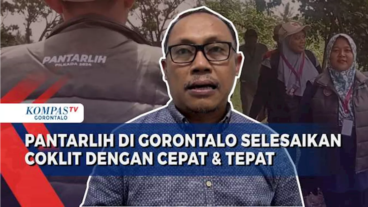 KPU Provinsi Gorontalo Apresiasi Sejumlah Pantarlih di Gorontalo Selesai Lakukan Coklit Dengan Cepat