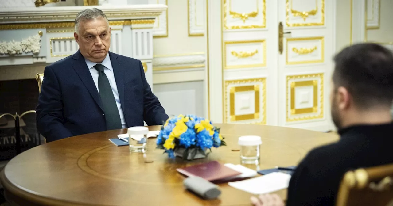 Hungary's Orbán in Kyiv for talks with Zelenskyy in first visit since the war began