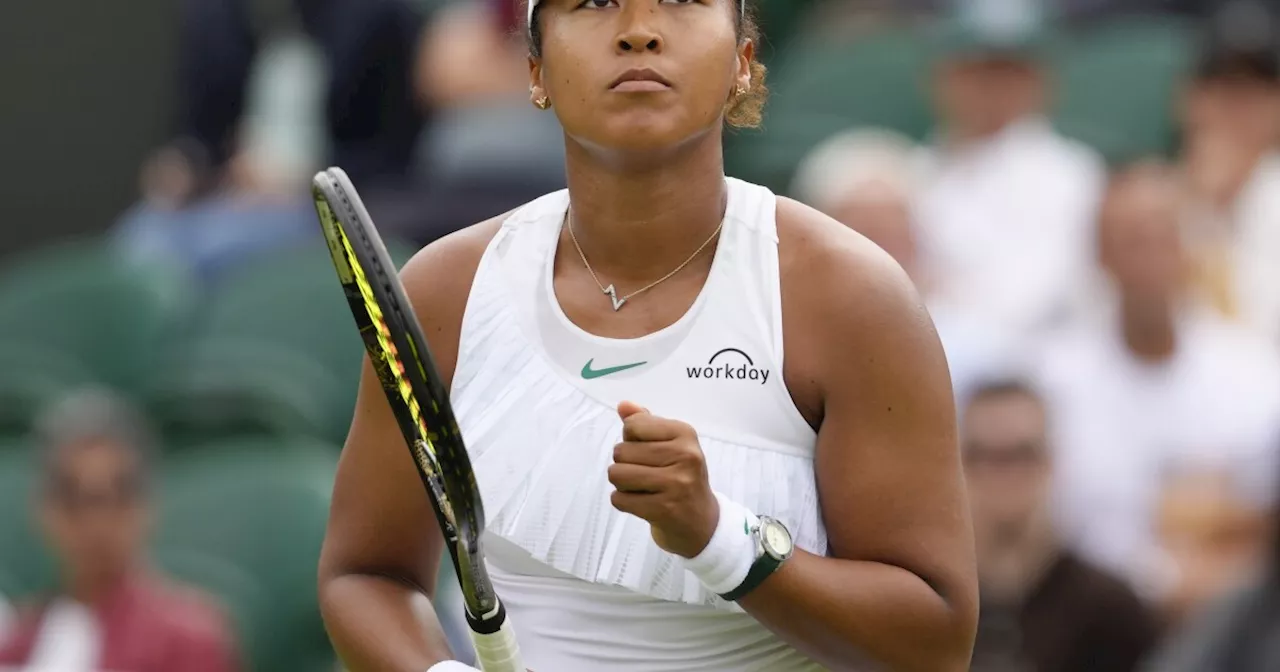 Naomi Osaka wins her first Wimbledon tennis match in 6 years