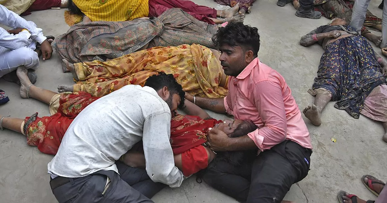 At least 105 people killed in stampede at religious event in India