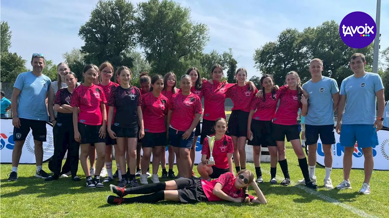 Les joueuses du collège d’Haubourdin ont participé au championnat de France UNSS de rugby