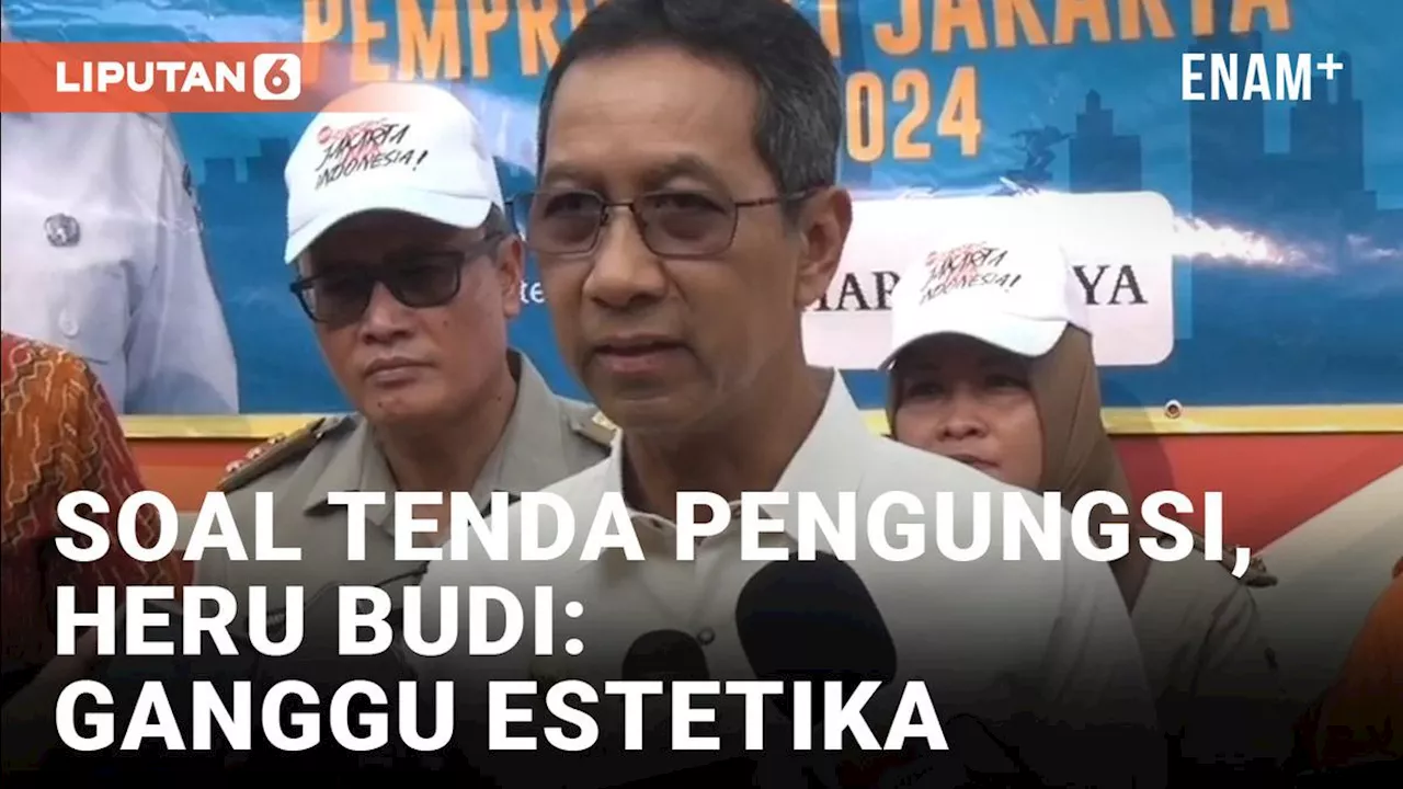 VIDEO: Ganggu Estetika Kota, Heru Budi Akan Koordinasi dengan UNHCR soal Tenda Pengungsi