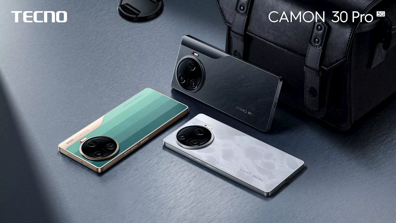 TECNO boasts the CAMON 30 Pro 5G can turn you into a vlogging pro