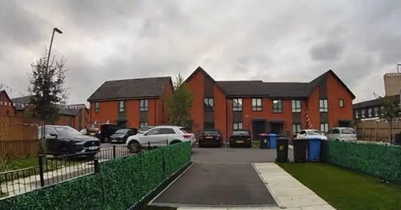 Moment shots fired at house in Salford 'with mum and kids inside'