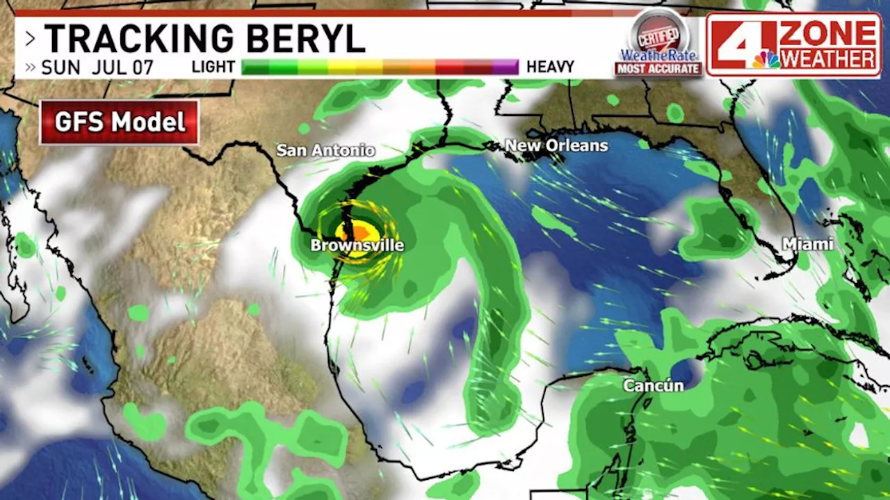 Hurricane Beryl nears Jamaica as major hurricane; Texas watching track closely