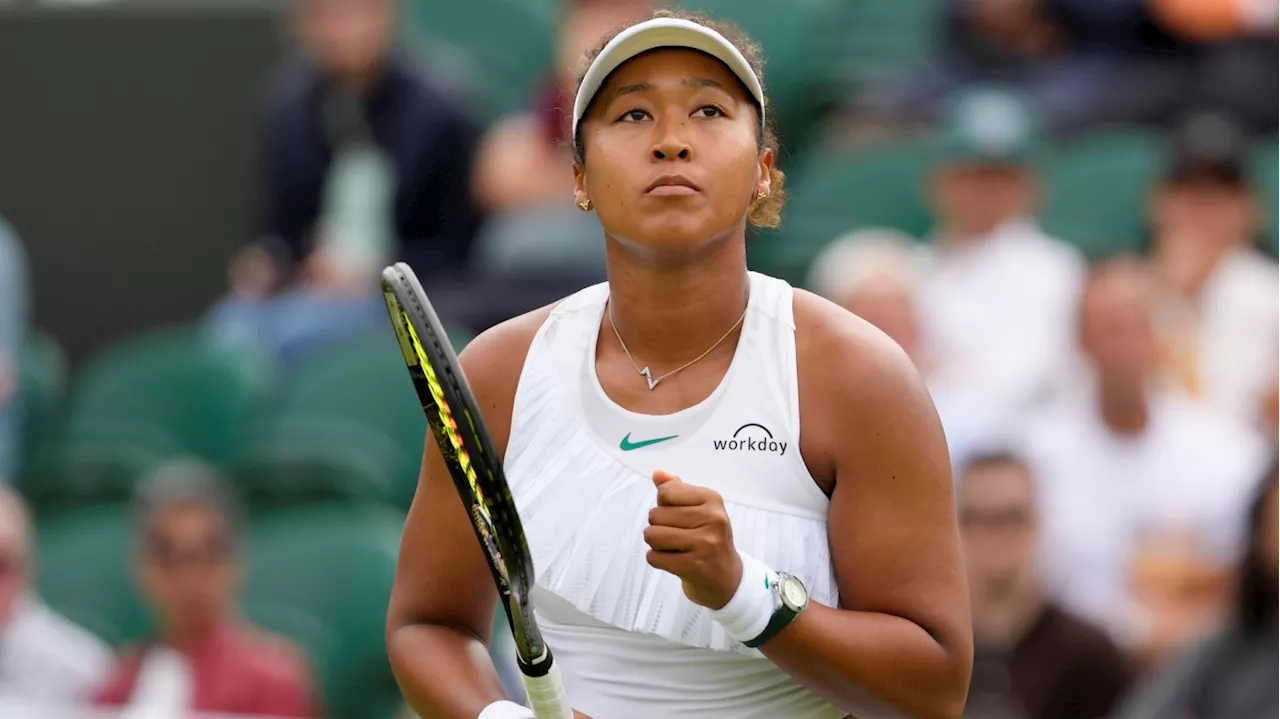 Naomi Osaka wins her first Wimbledon tennis match in 6 years