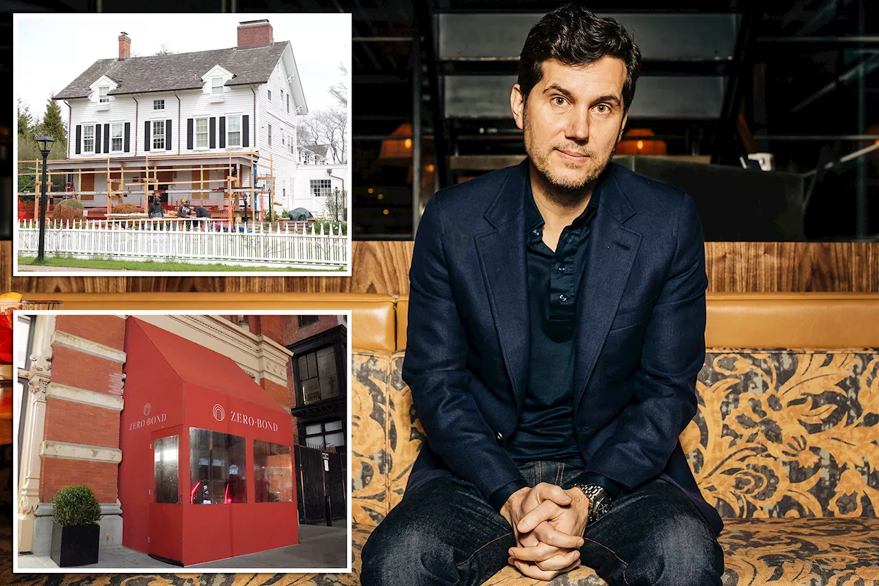 Zero Bond owner Scott Sartiano scraps Hamptons outpost, will open new branch of celeb-magnet restaurant