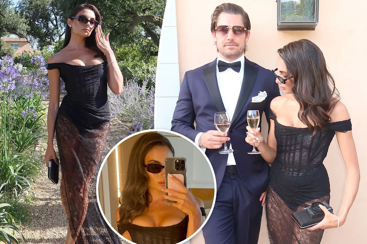 Style: Paige Desorbo Fans Criticize Star For Sheer Corset Wedding Guest 