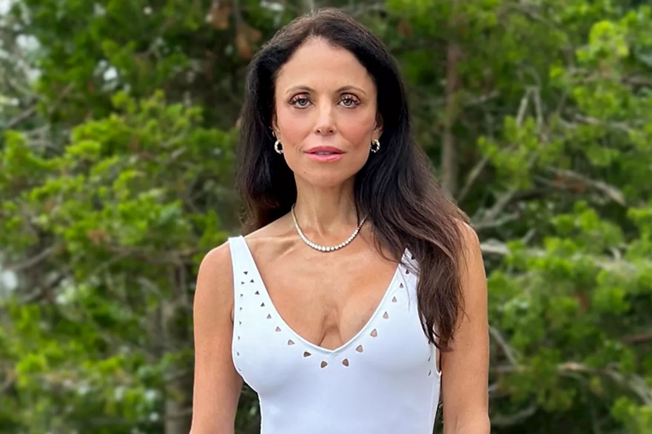 Newly Single Bethenny Frankel Sizzles in White Swimsuit and Heels