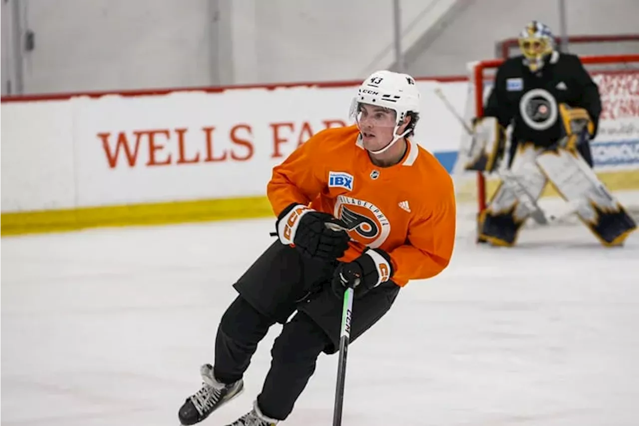 First-round pick Jett Luchanko gets his first taste of Flyers development camp