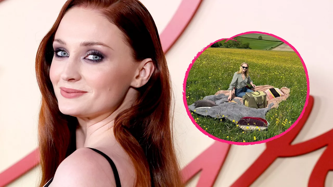 Sophie Turner genießt süßes Picknick-Date mit Peregrine!