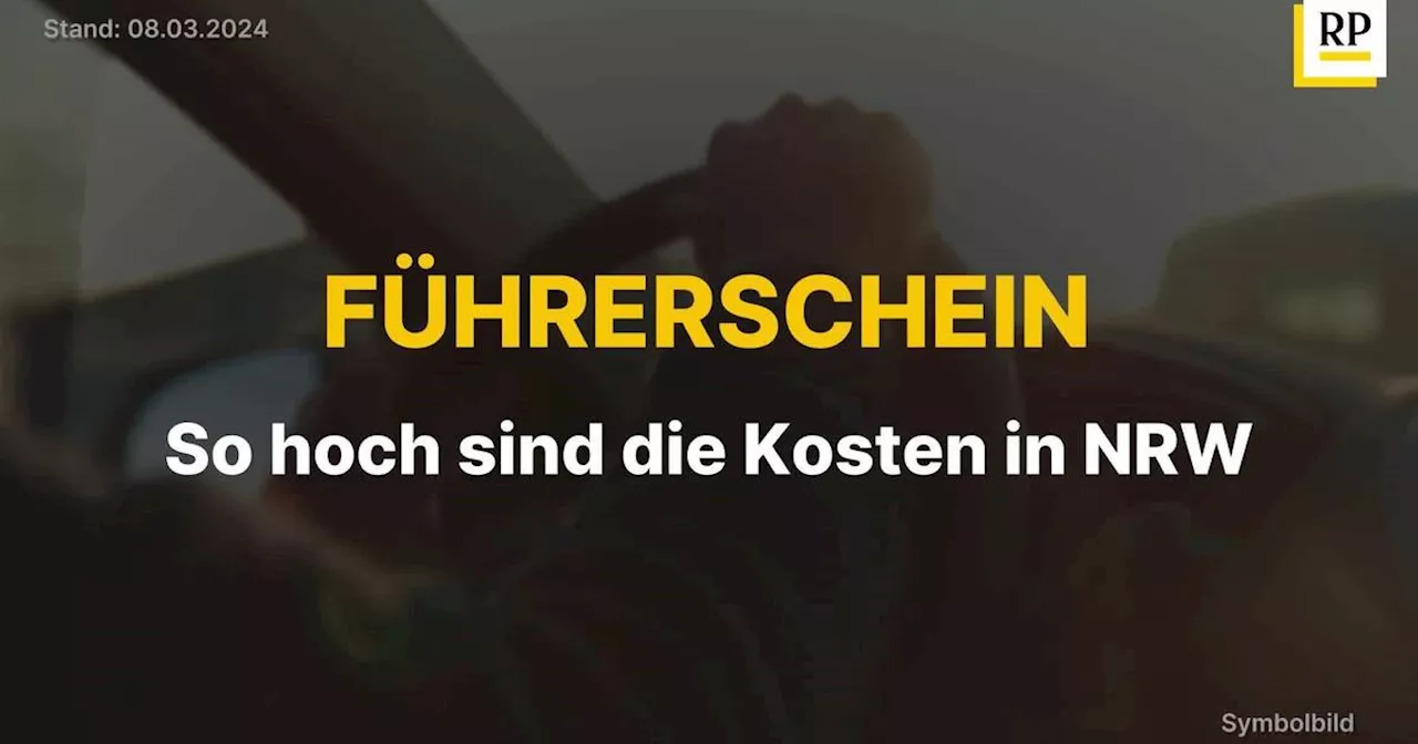 Video: Führerschein: So hoch sind die Kosten in NRW