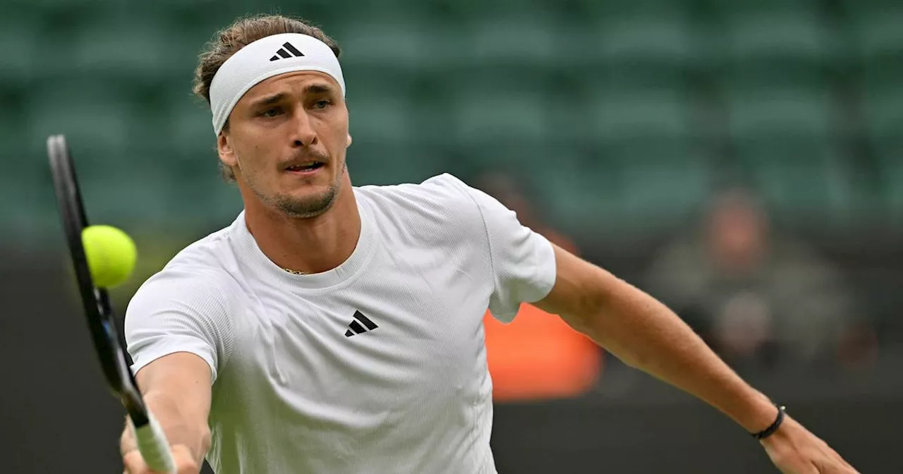 Wimbledon 2024: Alexander Zverev zieht ungefährdet in Runde zwei ein​